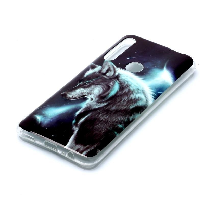 Állati gél tok mobil Huawei P Smart Z - farkas