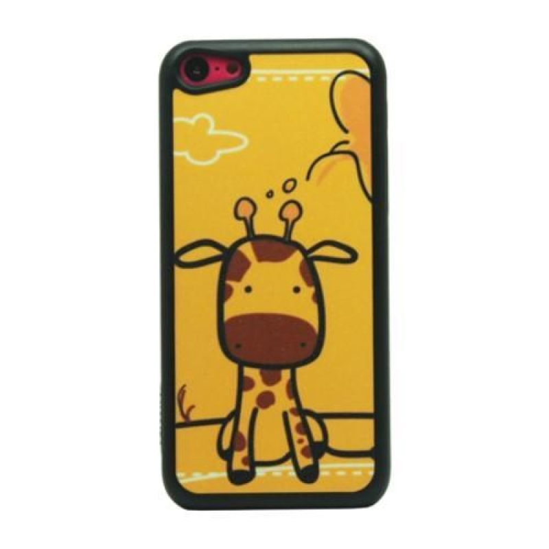 Anime műanyag tok iPhone 5C készülékhez - zsiráf