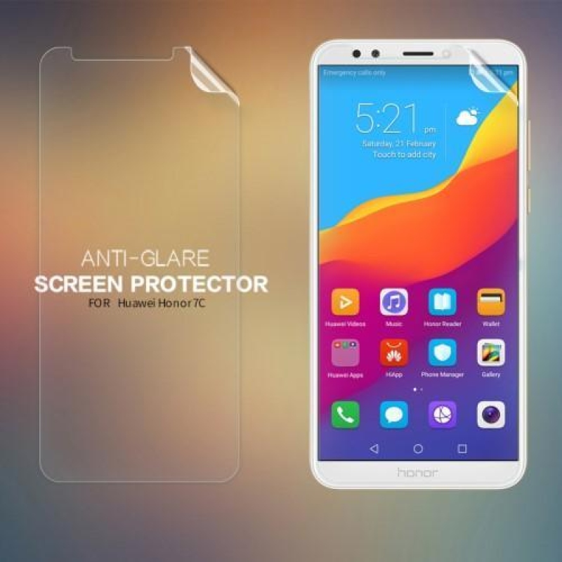 Antireflexiós védőfólia a Huawei Y7 Prime (2018) és a Honor 7C készülékhez