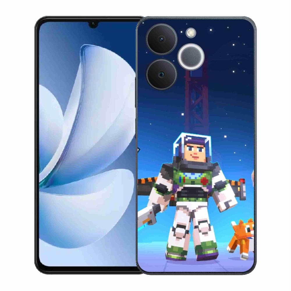 Gél borító mmCase a Realme Note 70T-hez - minecraft 2