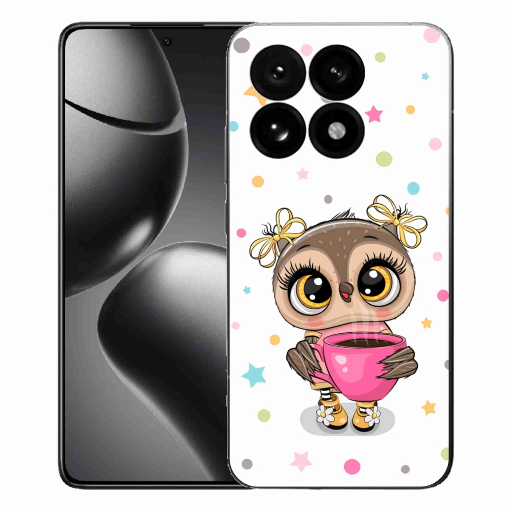 Gél borító mmCase a Xiaomi 15T-hez - rajzfilm bagoly