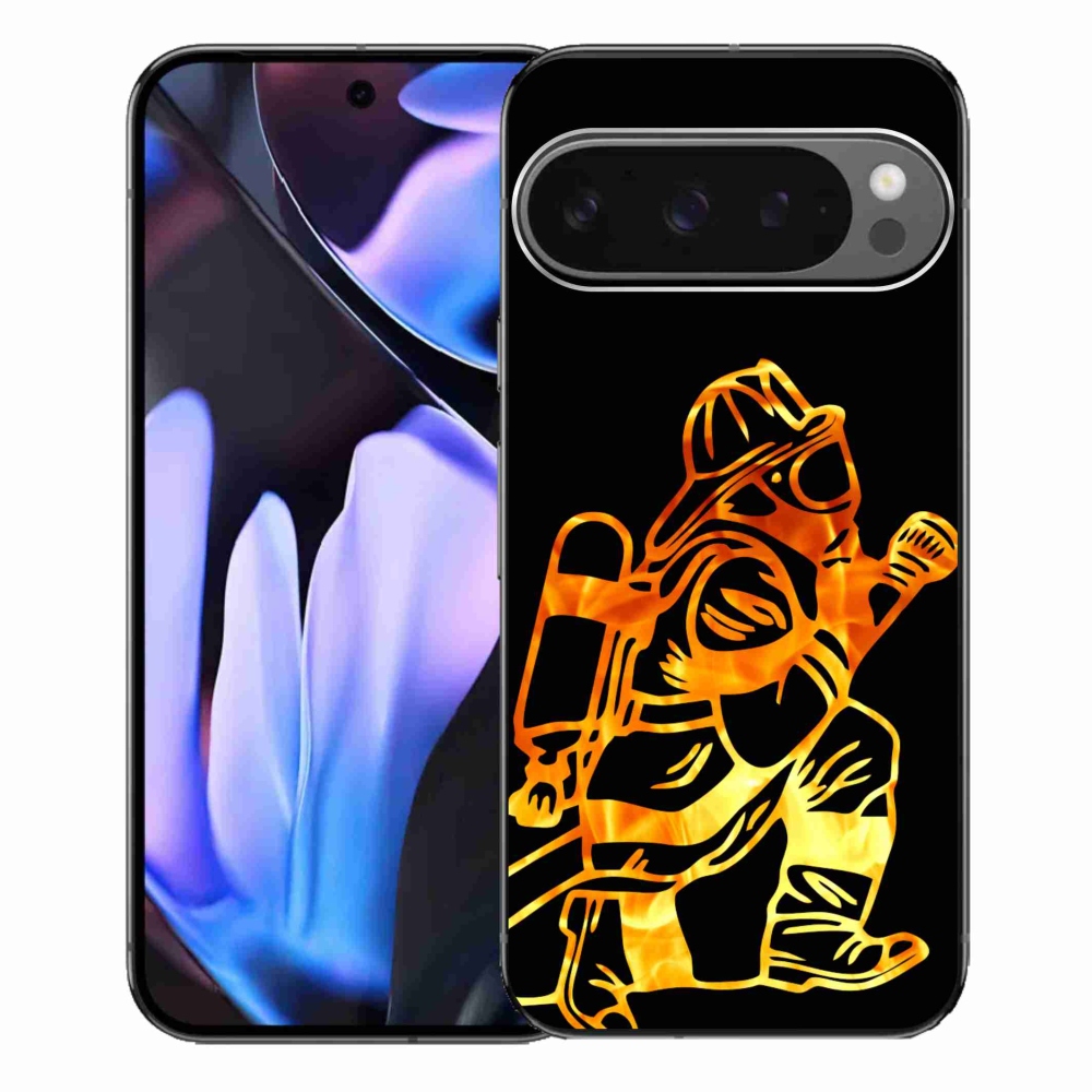 Gél borítás mmCase a Google Pixel 9 Pro XL-hez - tűzoltó 1