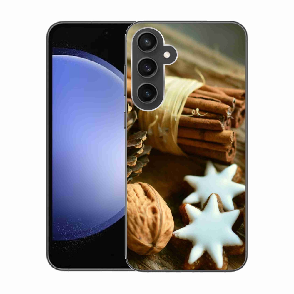 Gél borítás mmCase Samsung Galaxy S23 FE készülékhez - fahéj és mézeskalács