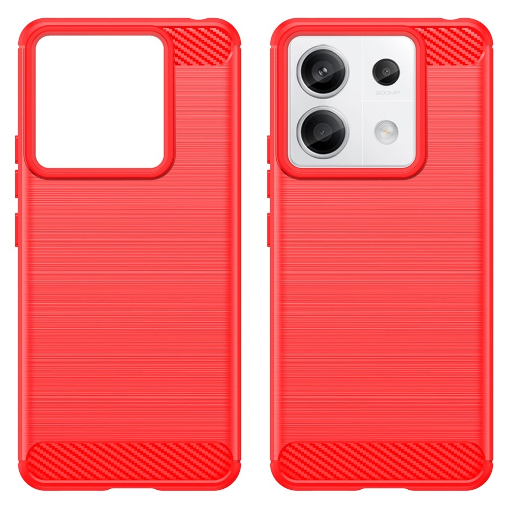 Szénálló zselés tok Xiaomi Redmi Note 13 Pro 5G/Poco X6 5G - piros