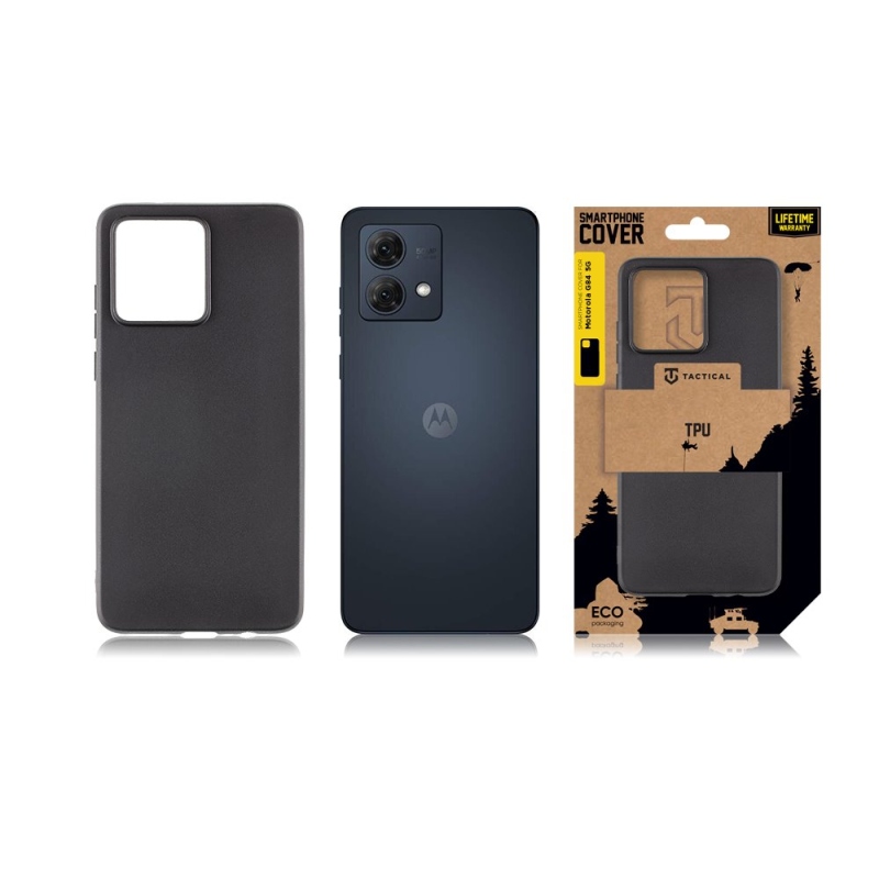 Taktikai TPU borító a Motorola G84 5G fekete számára