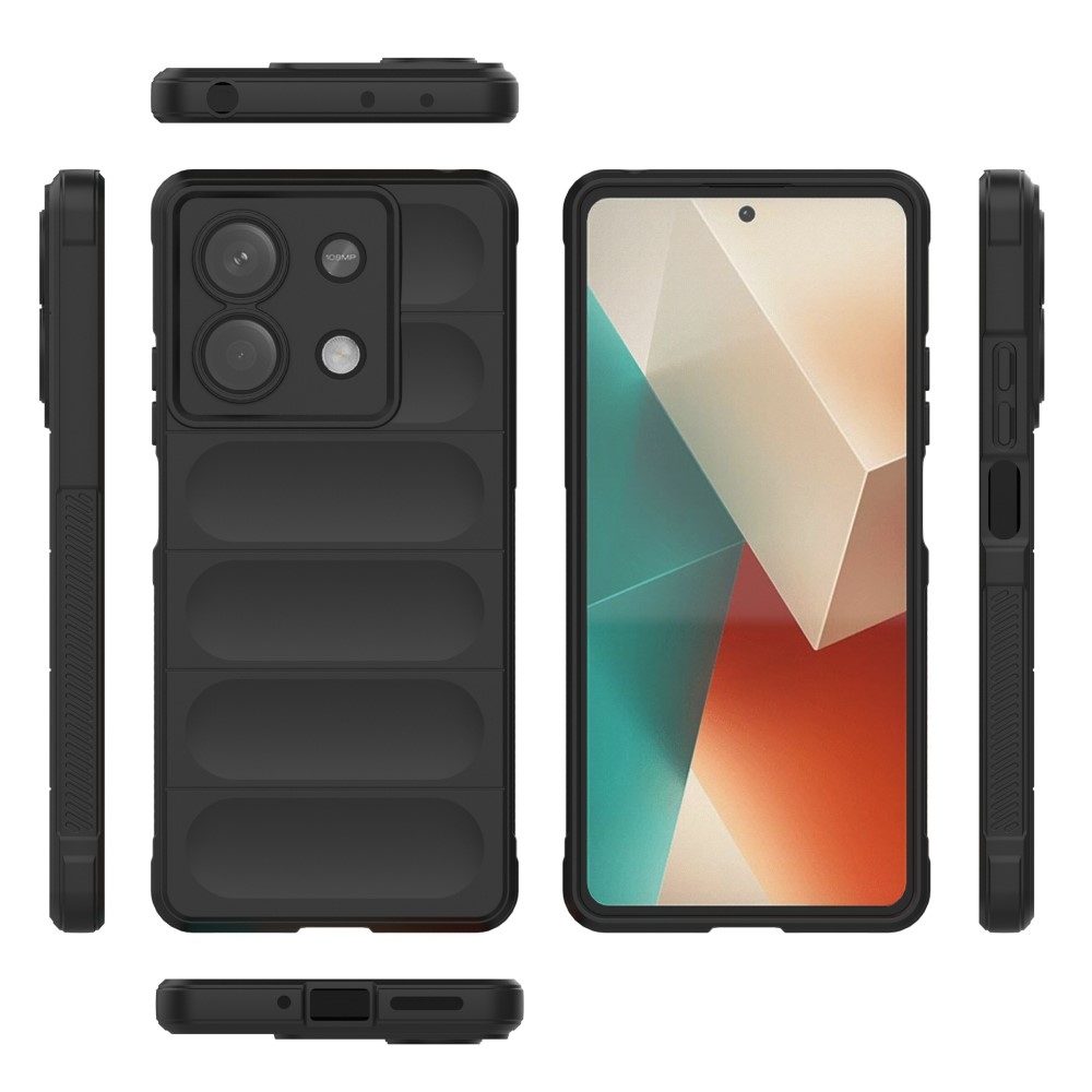 Rugg tartós zselés tok Xiaomi Redmi Note 13 5G - fekete