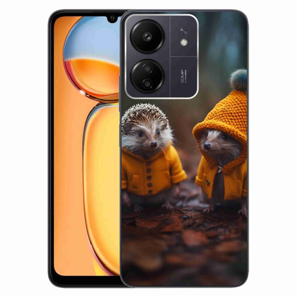 Gél borítás mmCase a Xiaomi Poco C65/Redmi 13C-hez - süni
