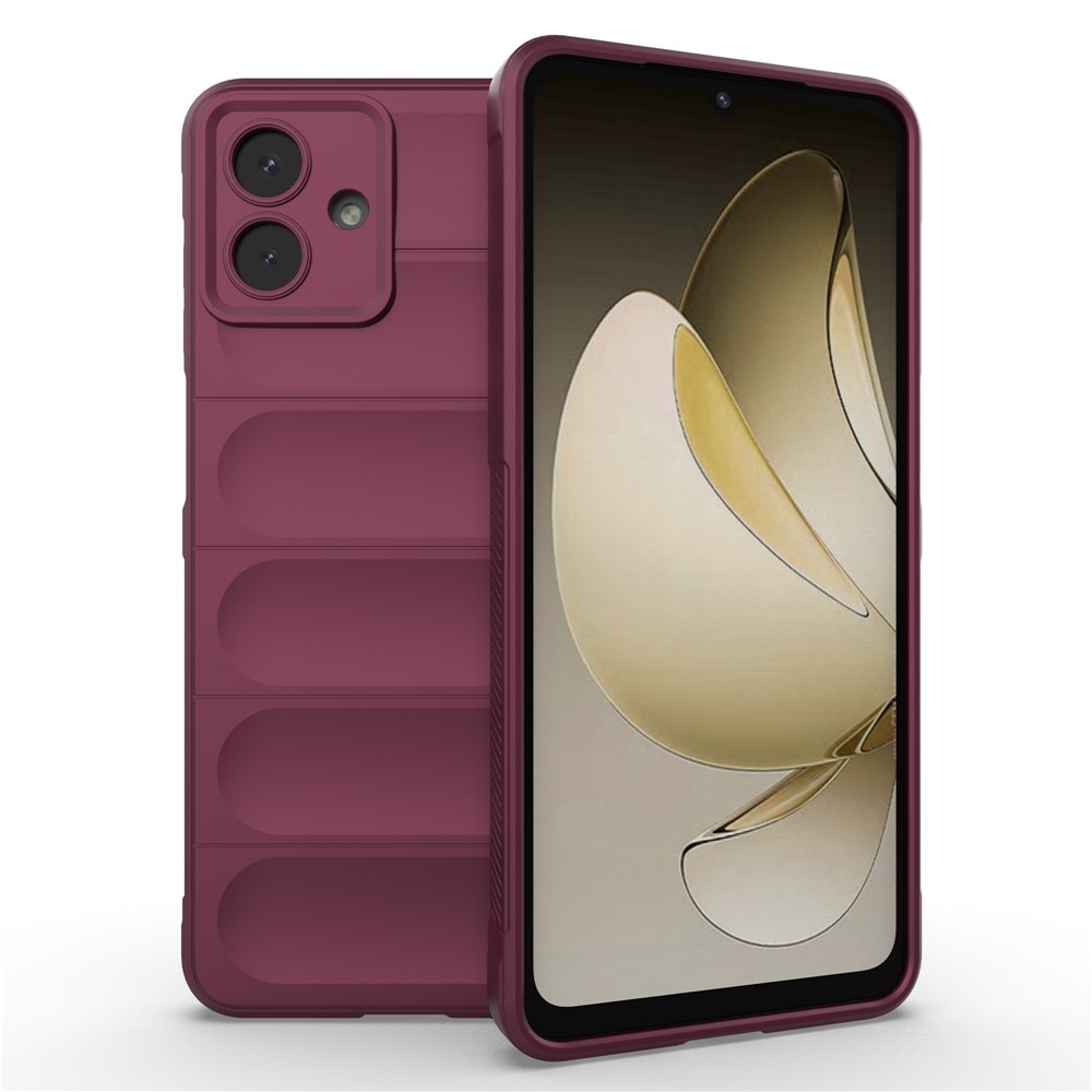 Rugg tartós zselés tok Samsung Galaxy A07 4G - bordó színben