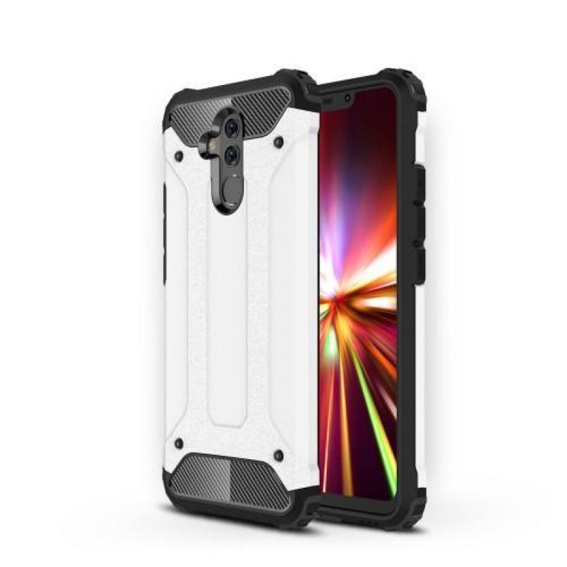 Karálló hibrid borítás Huawei Mate 20 Lite készülékhez - fehér