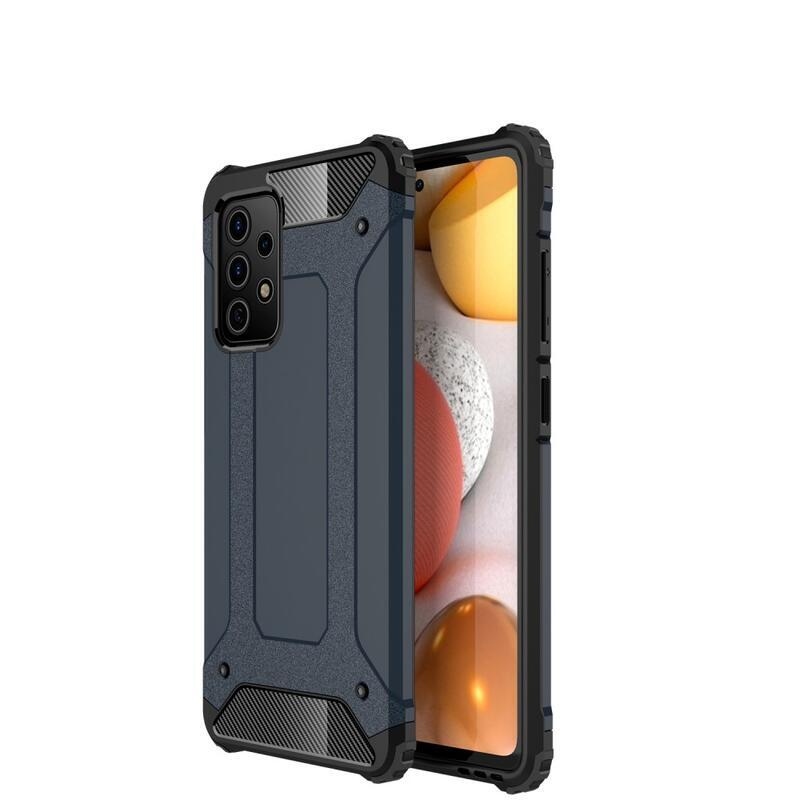 Armor hibrid tartós borítás Samsung Galaxy A72 5G/4G készülékhez - sötétkék