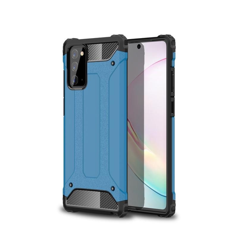 Tartós hibrid védőburkolat Samsung Galaxy Note 20/Note 20 5G - világoskék színben