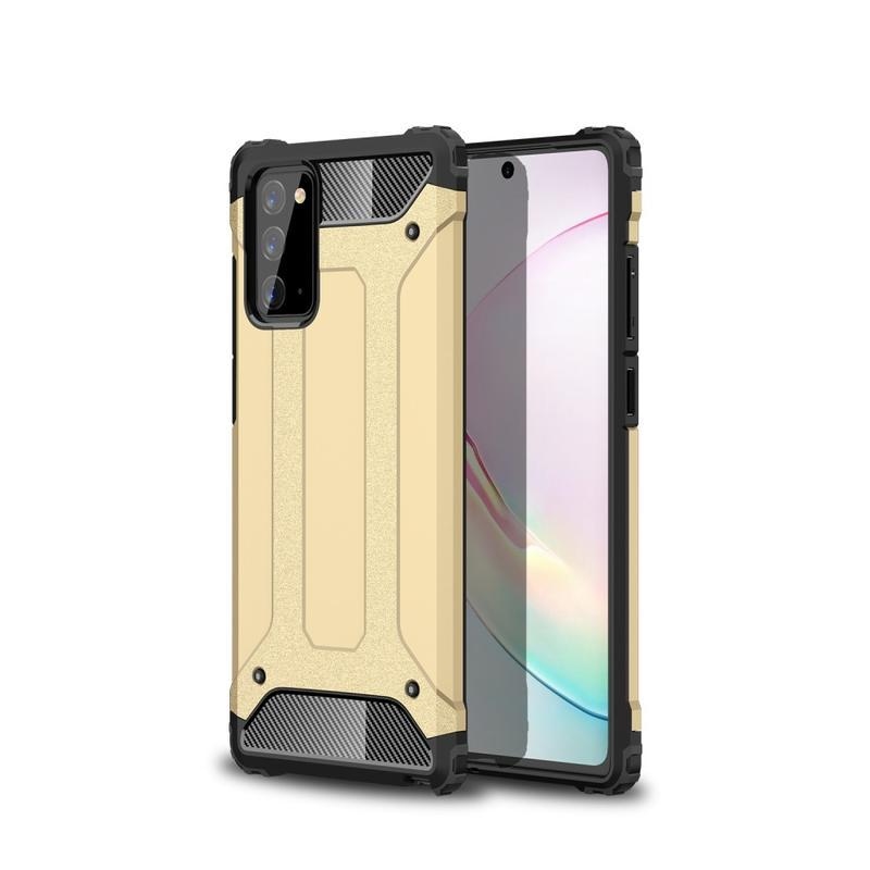 Tartós hibrid védőburkolat Samsung Galaxy Note 20/Note 20 5G - arany színben