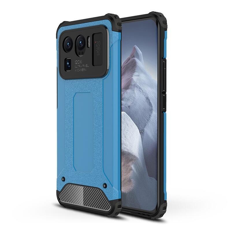 Tartós hibrid páncélborítás Xiaomi Mi 11 Ultra - világoskék