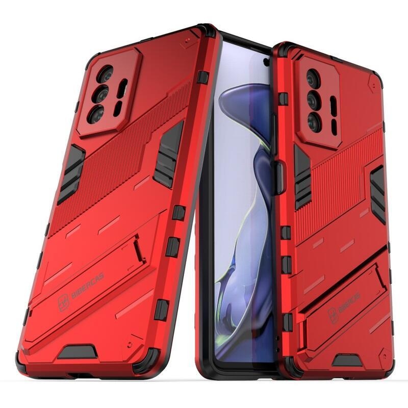 Armory tartós hibrid borítás Xiaomi 11T/11T Pro készülékhez - piros