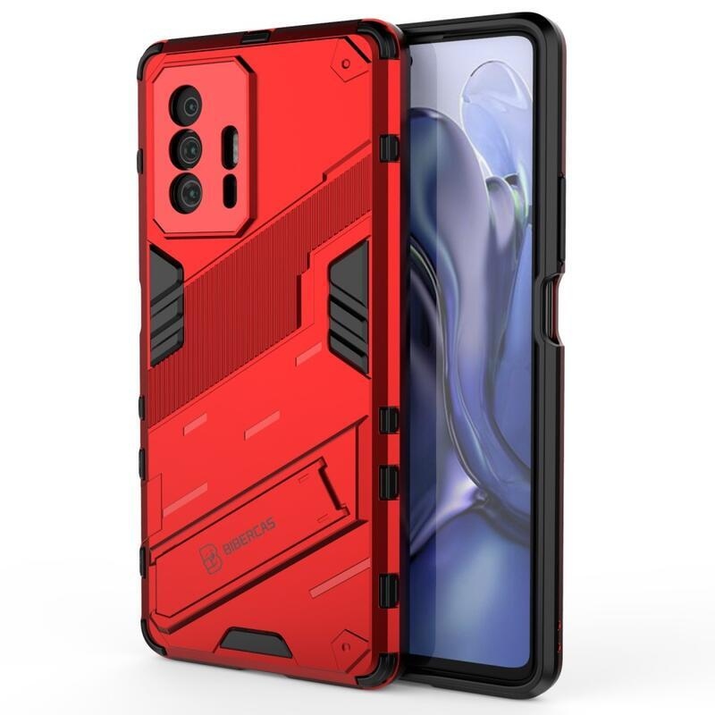 Armory tartós hibrid borítás Xiaomi 11T/11T Pro készülékhez - piros