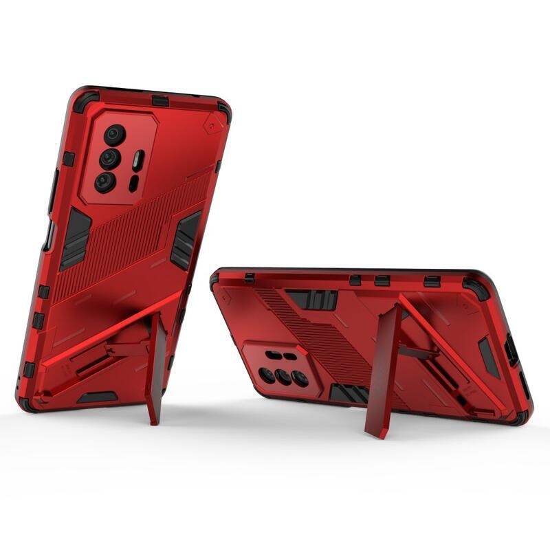 Armory tartós hibrid borítás Xiaomi 11T/11T Pro készülékhez - piros