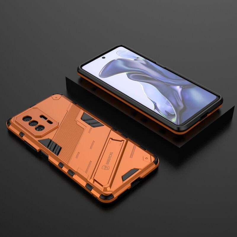 Armory tartós hibrid borítás Xiaomi 11T/11T Pro készülékhez - narancssárga