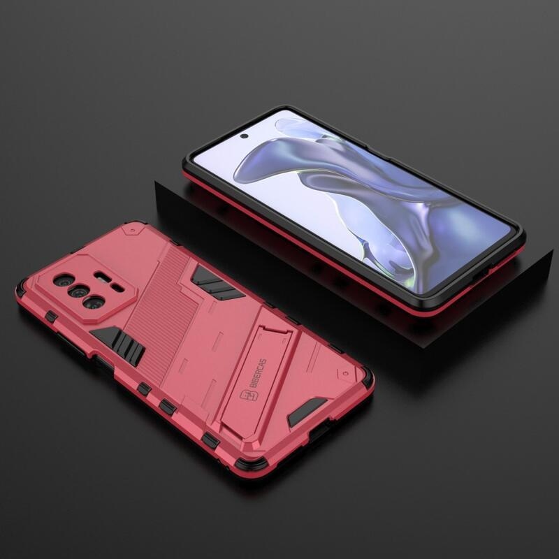 Armory tartós hibrid borítás Xiaomi 11T/11T Pro készülékhez - rózsaszínű