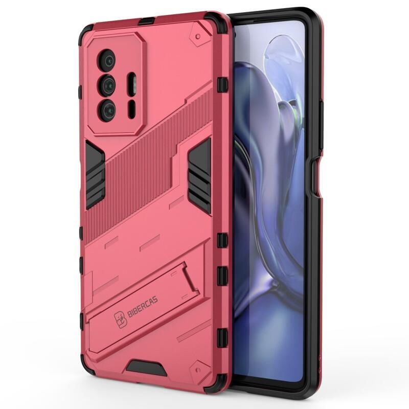 Armory tartós hibrid borítás Xiaomi 11T/11T Pro készülékhez - rózsaszínű