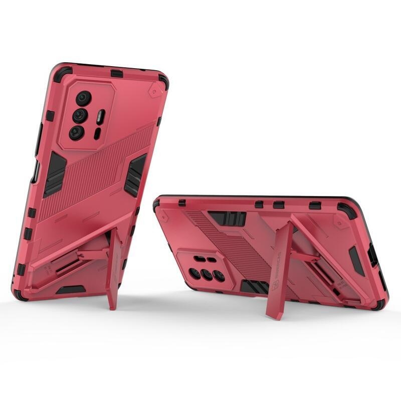 Armory tartós hibrid borítás Xiaomi 11T/11T Pro készülékhez - rózsaszínű