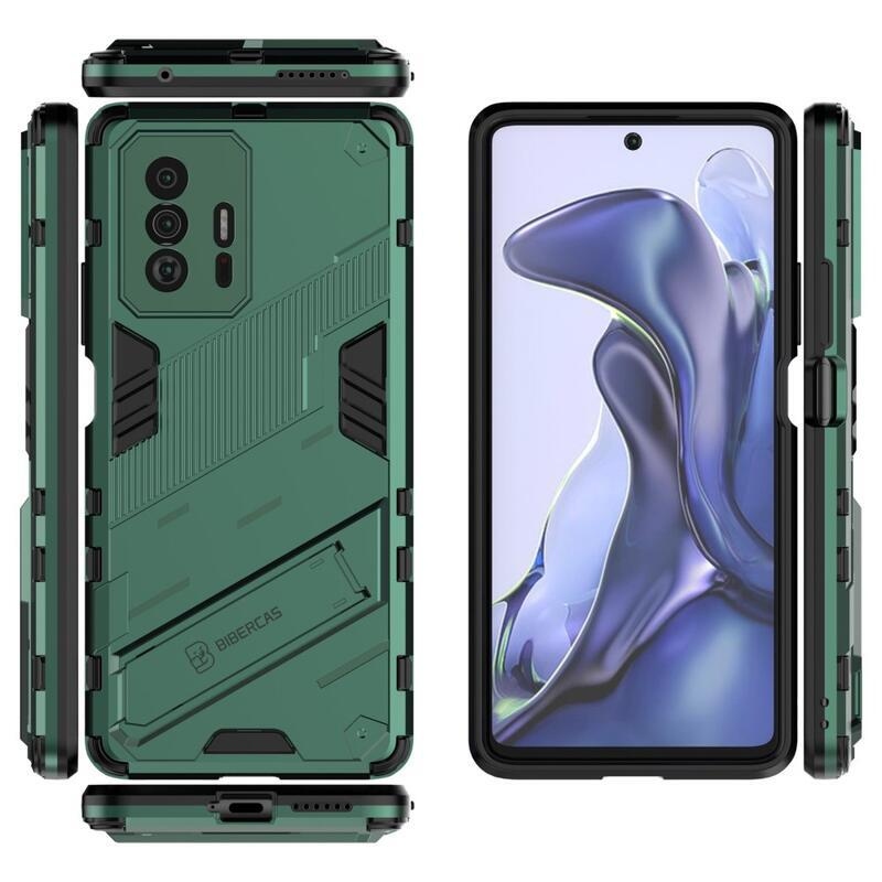 Armory tartós hibrid borítás Xiaomi 11T/11T Pro készülékhez - zöld