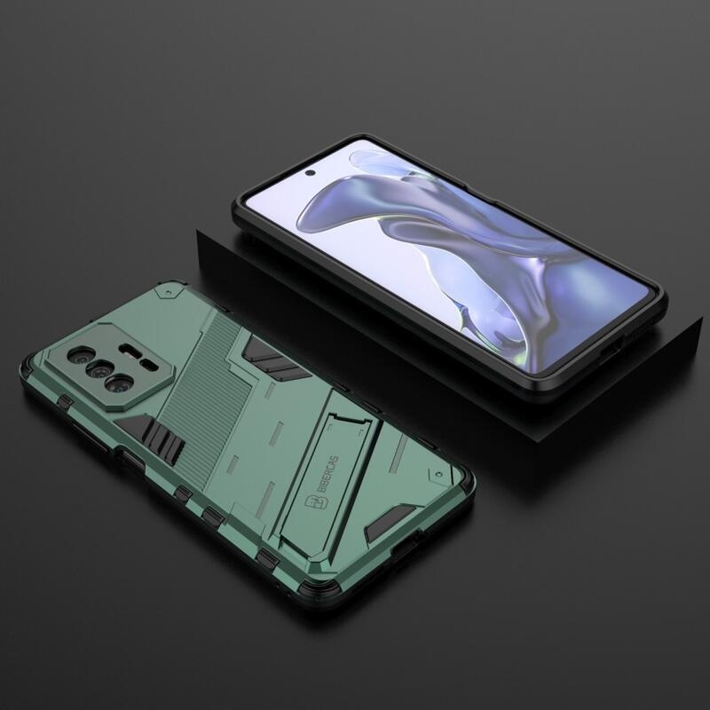 Armory tartós hibrid borítás Xiaomi 11T/11T Pro készülékhez - zöld