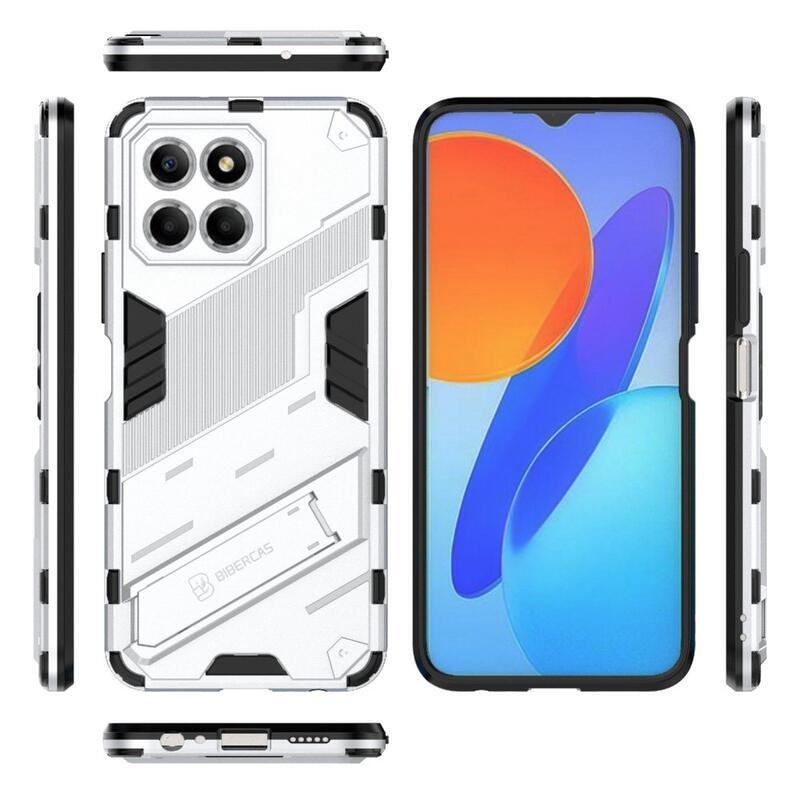 Armor tartós hibrid borítás dönthető állvánnyal a Honor X8 5G/Honor 70 Lite 5G készülékhez - fehér