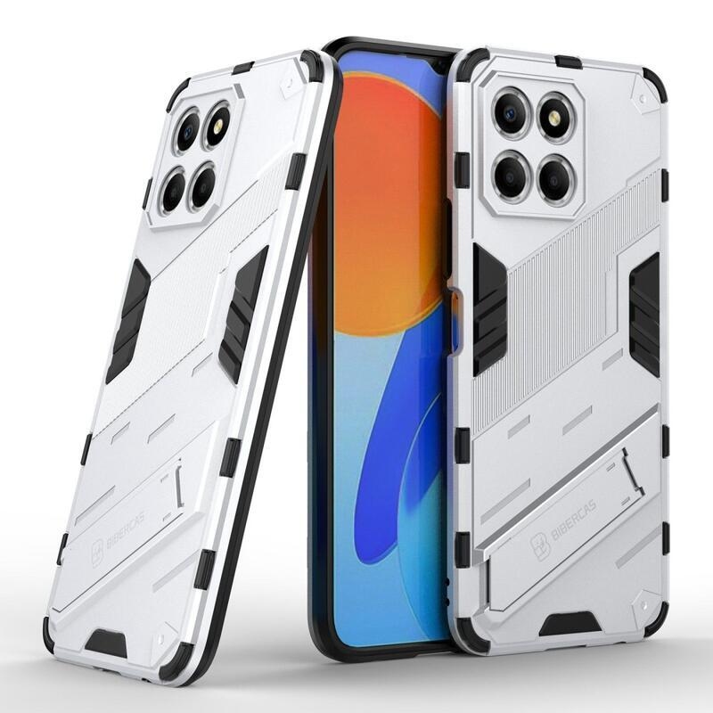 Armor tartós hibrid borítás dönthető állvánnyal a Honor X8 5G/Honor 70 Lite 5G készülékhez - fehér
