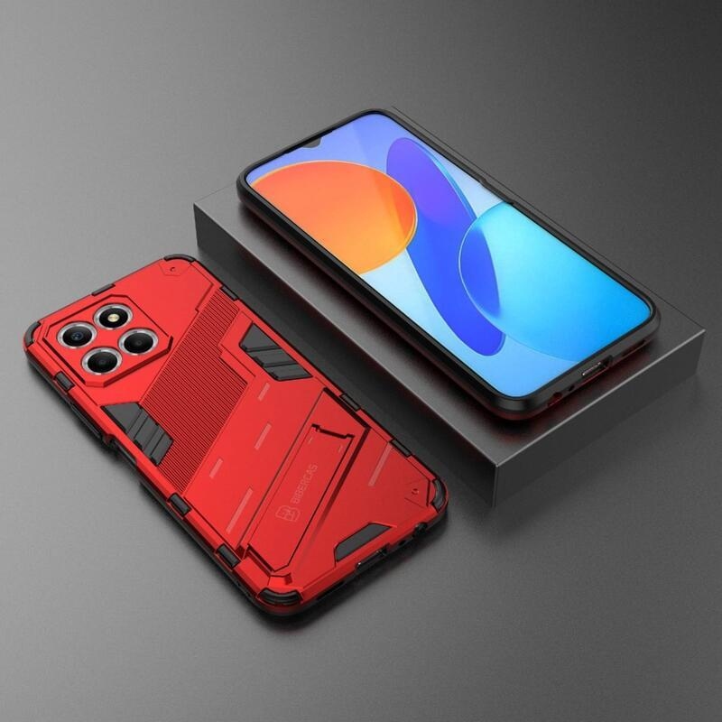 Tartós hibrid borítás a Honor X8 5G/Honor 70 Lite 5G készülékhez - Piros