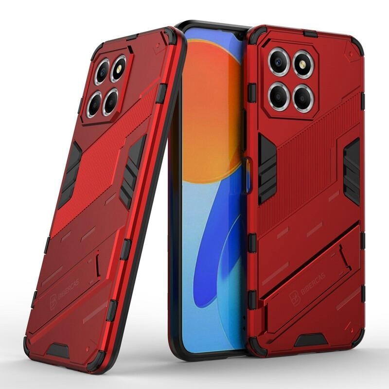 Tartós hibrid borítás a Honor X8 5G/Honor 70 Lite 5G készülékhez - Piros