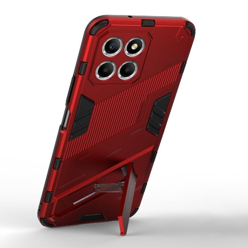 Tartós hibrid borítás a Honor X8 5G/Honor 70 Lite 5G készülékhez - Piros