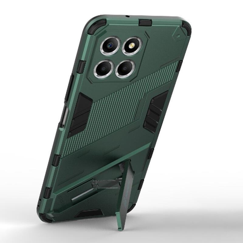 Armor tartós hibrid borító csuklós állvánnyal a Honor X8 5G/Honor 70 Lite 5G készülékhez - Zöld