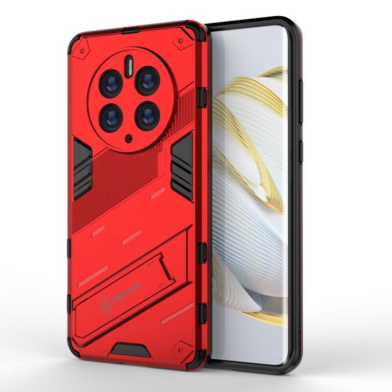 Armory tartós hibrid borító felhajtható állvánnyal a Huawei Mate 50 Pro készülékhez - piros