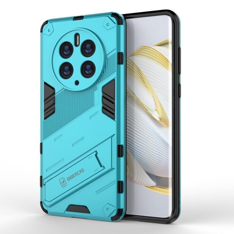 Armory tartós hibrid borítás felhajtható állvánnyal Huawei Mate 50 Pro készülékhez - világoskék színben