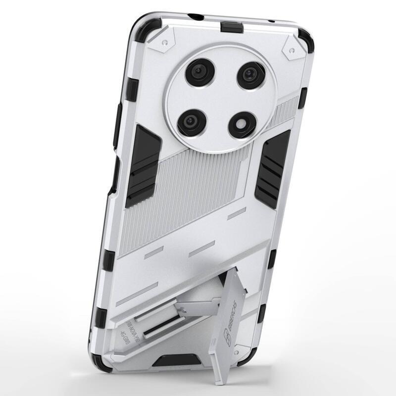 Armory tartós hibrid borító flip állvánnyal a Huawei Nova Y90-hez - fehér