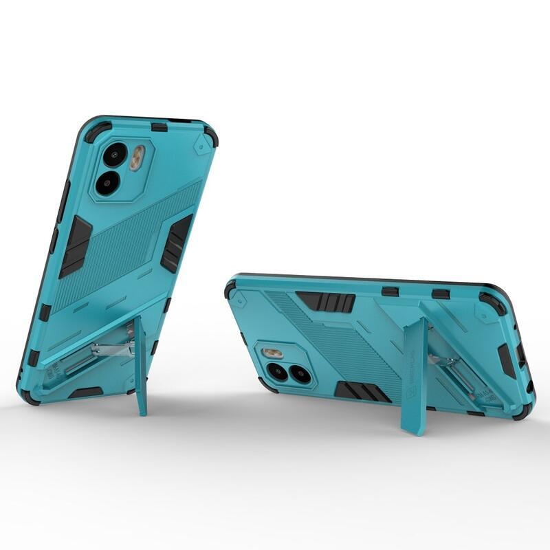 Armory tartós hibrid borító flip állvánnyal Xiaomi Redmi A1/Redmi A2-hez - világoskék színben