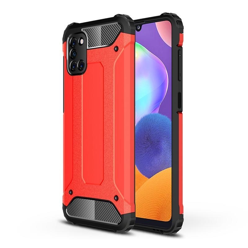Armor tartós hibrid tok Samsung Galaxy A31 készülékhez - piros
