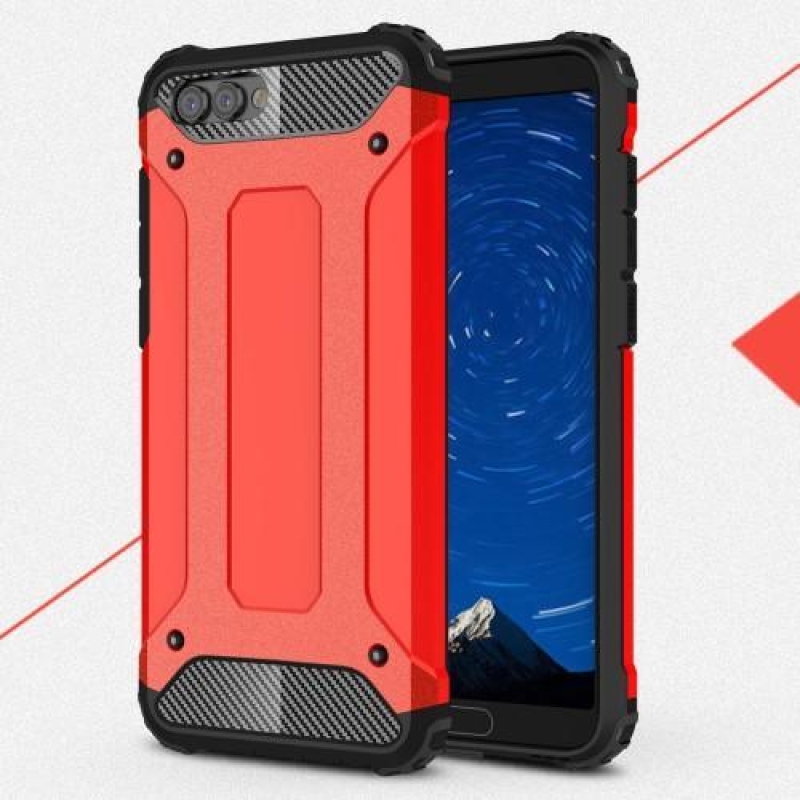 Armory hibrid tartós tok Honor View 10 készülékhez - piros