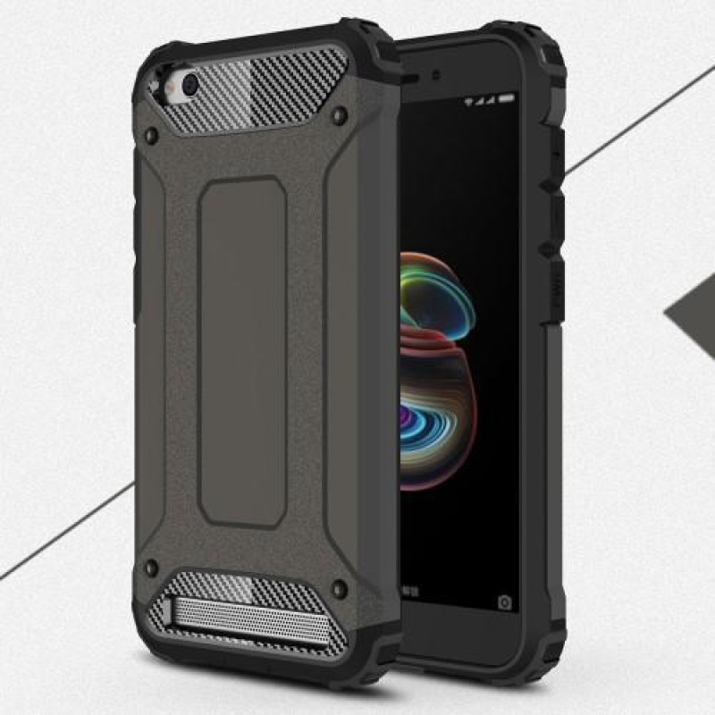 Armor hibrid tartós tok a Xiaomi Redmi 5A számára - kávé