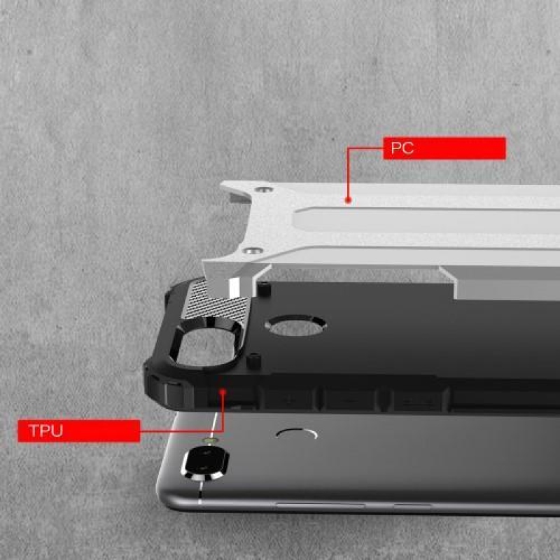 Armor hibrid tartós tok a Xiaomi Redmi 6A számára - piros