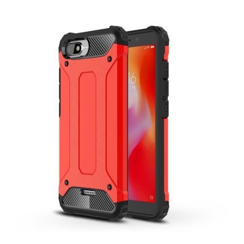 Armor hibrid tartós tok a Xiaomi Redmi 6A számára - piros