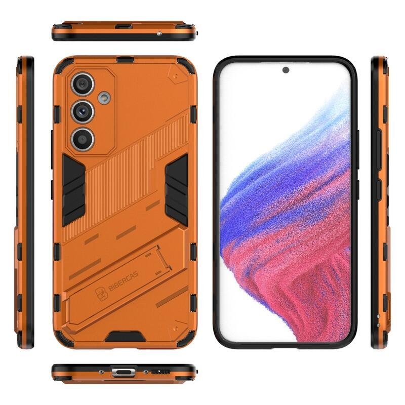 Armory tartós hibrid borító Samsung Galaxy A54 5G készülékhez - narancssárga