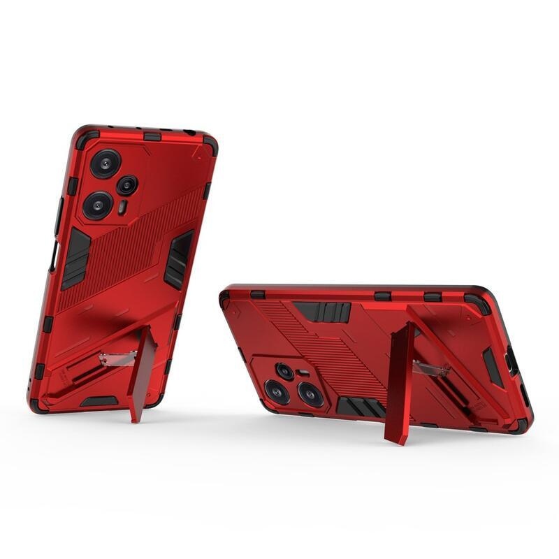 Armory tartós hibrid borítás Xiaomi Poco F5 készülékhez - piros