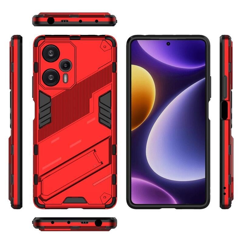 Armory tartós hibrid borítás Xiaomi Poco F5 készülékhez - piros