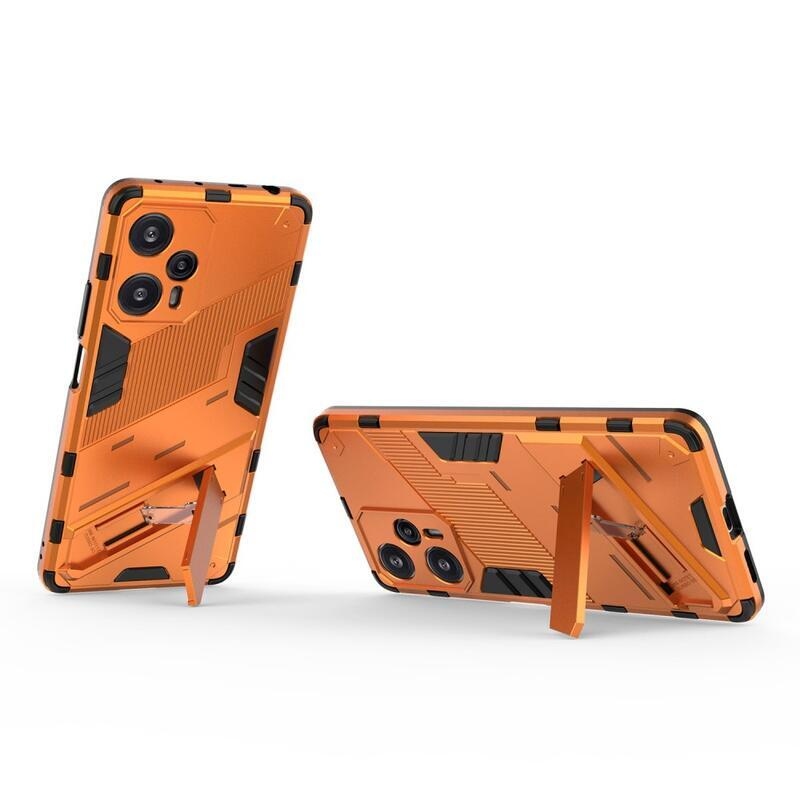 Armory tartós hibrid borítás Xiaomi Poco F5 készülékhez - narancssárga