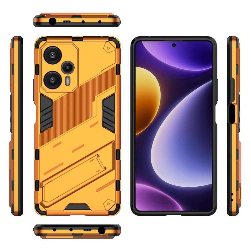 Armory tartós hibrid borítás Xiaomi Poco F5 készülékhez - narancssárga