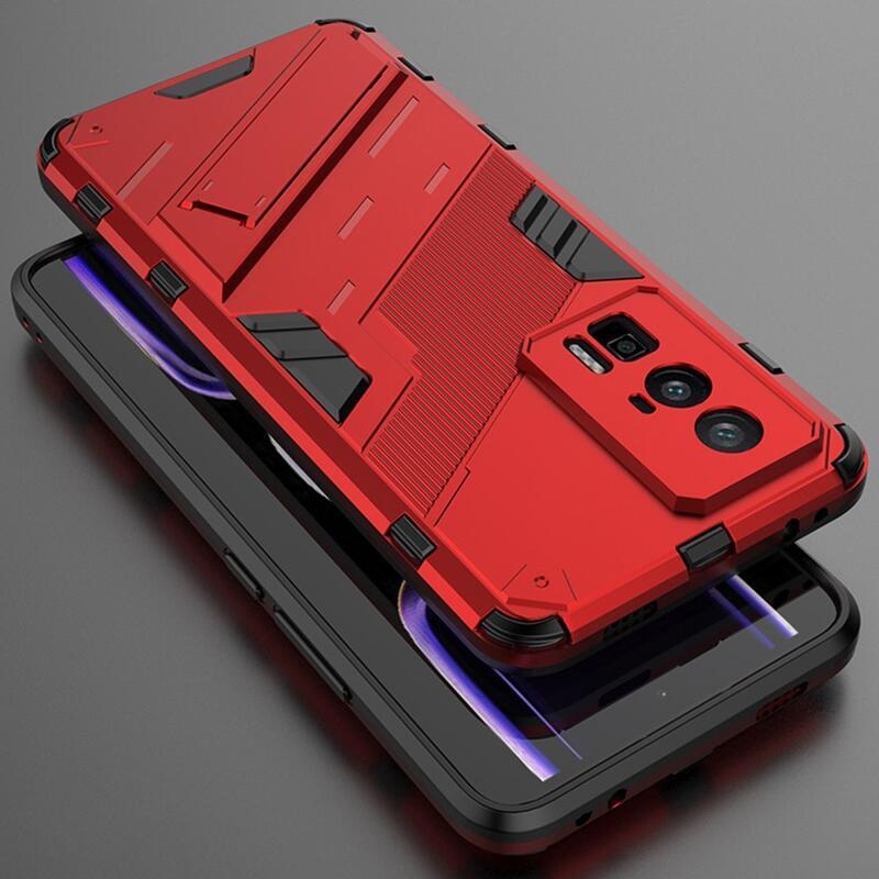Armory tartós hibrid borítás Xiaomi Poco F5 Pro készülékhez - piros