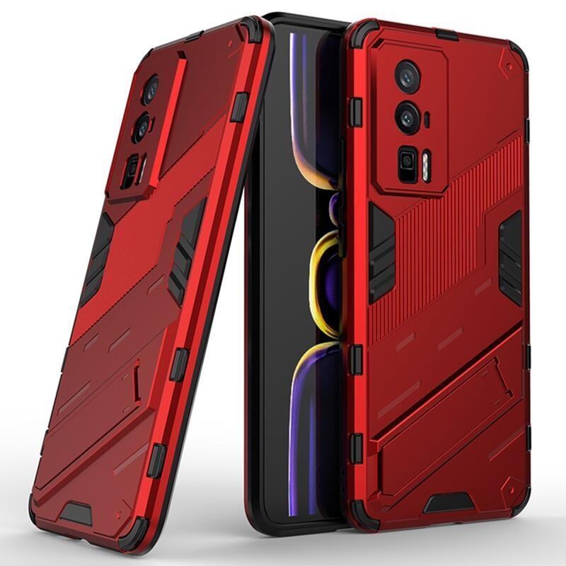 Armory tartós hibrid borítás Xiaomi Poco F5 Pro készülékhez - piros