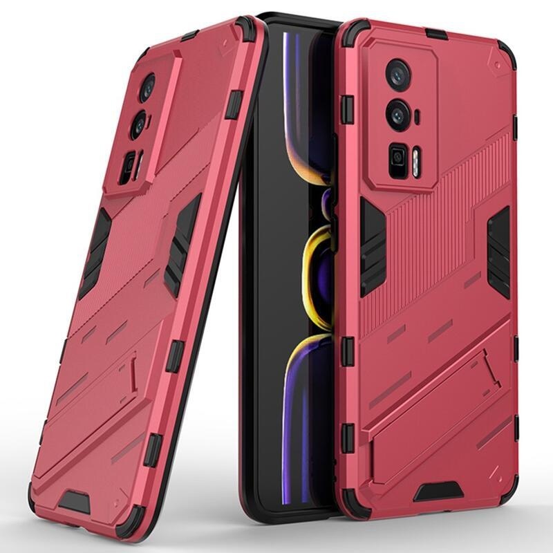 Armory tartós hibrid borítás Xiaomi Poco F5 Pro készülékhez - rózsaszínű