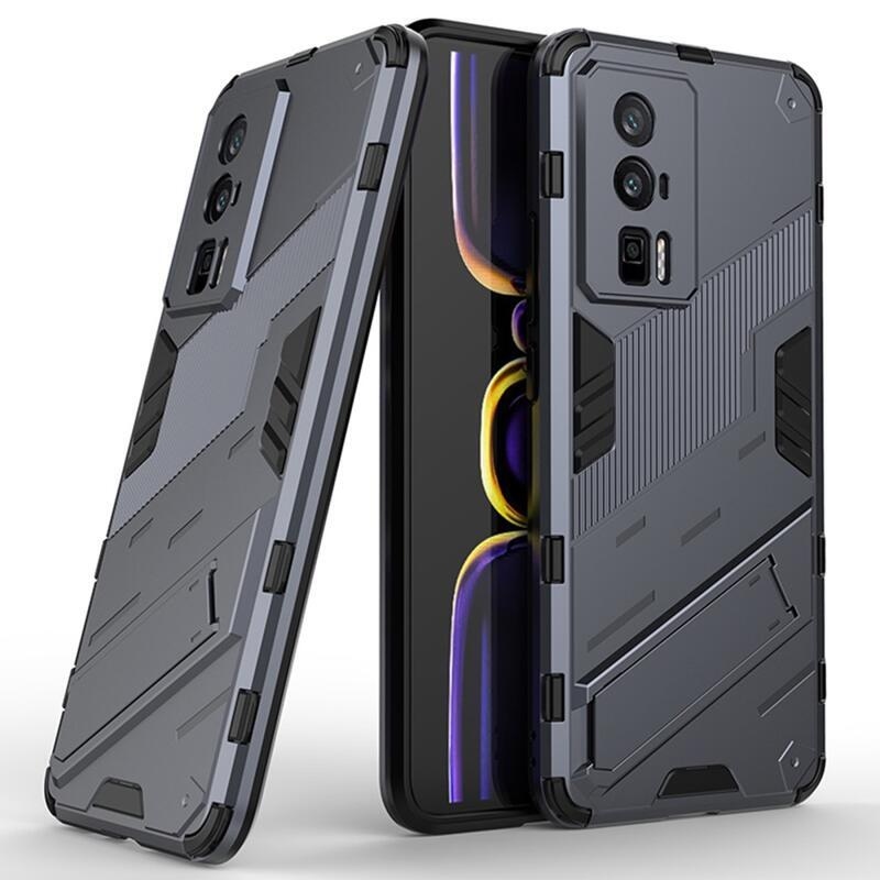 Armory tartós hibrid borító Xiaomi Poco F5 Pro készülékhez - sötétkék